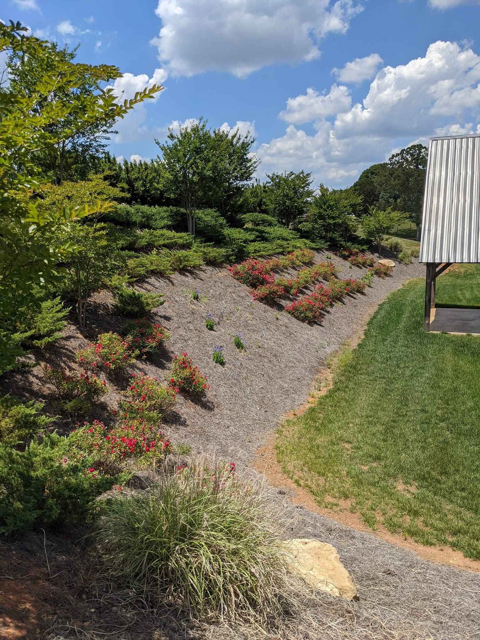 Landscaping at Huntersville Park